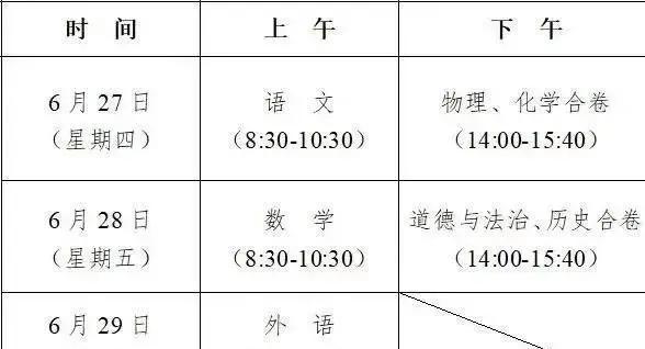 「天津中考时间2024年时间表」〃天津中考时间2024年时间表图片-第3张图片