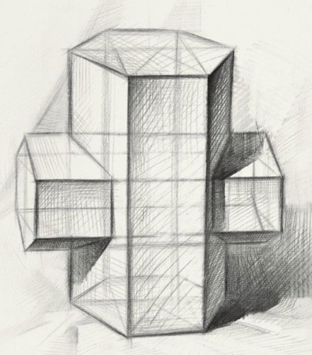 闭幕式冬奥会时间-人体结构几何体速写-第2张图片