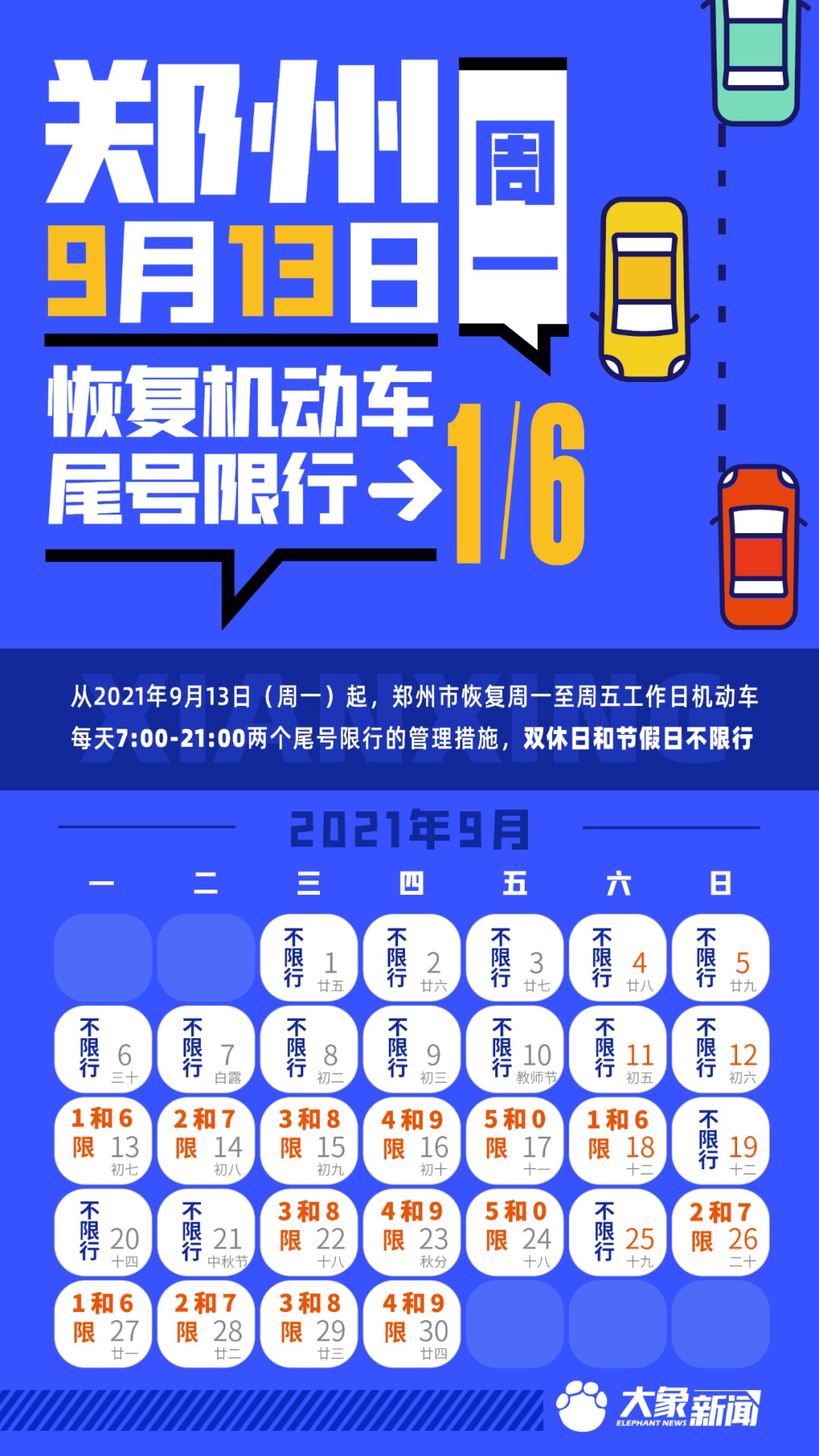 2023年9月限号一览表.2023年9月限号查询北京-第3张图片