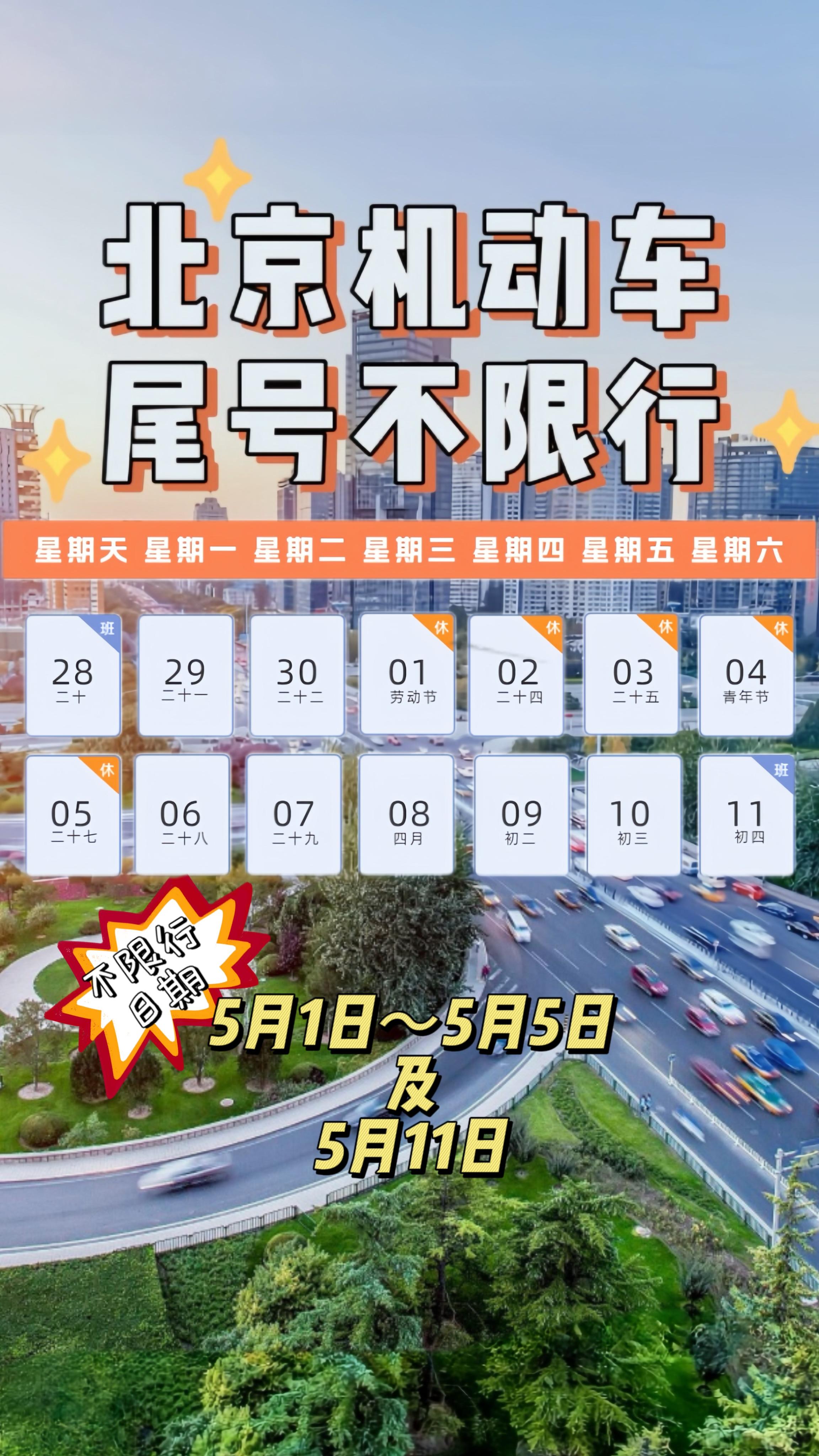 北京限行尾号2023年8月份.北京2023年10月限号表-第2张图片