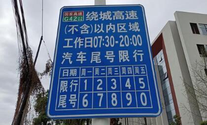 成都限行时间新规2020年9月〃2026成都限行新规尾号字母-第1张图片