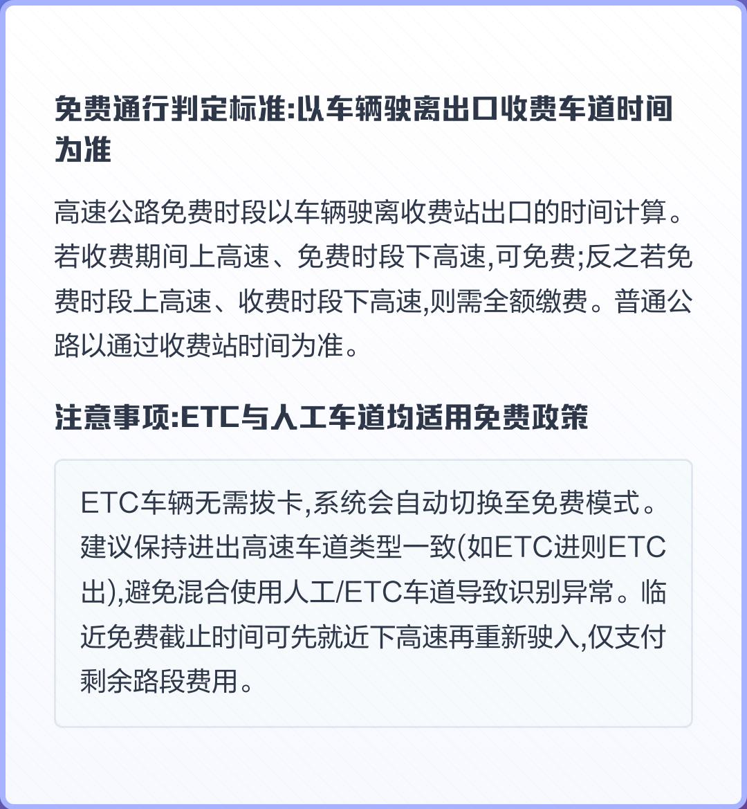 2022年高速免费时间表最新公布日,2022年高速免费时间表最新公布日期-第1张图片